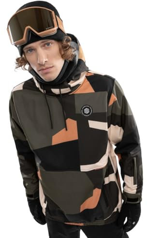 SIROKO - Snowboardjacke W1 Sandboard - S - Schwarz/Braun