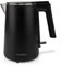 Wasserkocher - 1.0 l - Plastik - Schwarz - Um 360 Grad drehbar - Verdecktes Heizelement - Strix Controller - Boil-dry protection