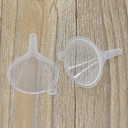 Mini 10 Pezzi in plastica per Profumo, imbuti per Bottiglia di per diffusore di liquidi Piccoli, Cucina, da e Bar Passino Cucina Plastica (White, One Size)