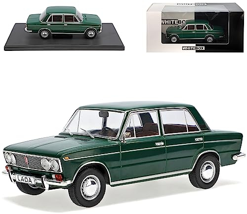 Ixo Lada 1500 Limousine Dunkel Grün 1973-1984 1/24 Whitebox Modell Auto