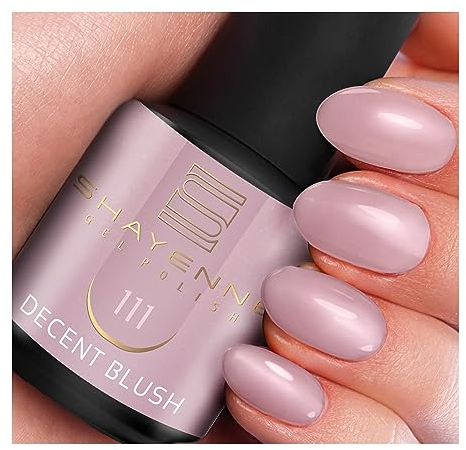 SHAYENNE UV Gel Nagellack - 111 Decent Blush Lila 15 ml - Langanhaltend, Kratzfest & Hochglänzend - Profi-Qualität - LED kompatibel - Perfekt für Zuhause & Studio - Made in Germany