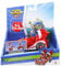 Super Wings EU770310 - Spinning Jett & Vehicle, ca. 14 cm großes Super-Fahrzeug mit 2 Modi, inkl. Mini-Jett als Kreisel zum abschießen, für Kinder ab 3 Jahren