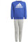 adidas Unisex Kinder Essentials Logo French Terry Jogger Set, semi lucid blue, 5-6 Years