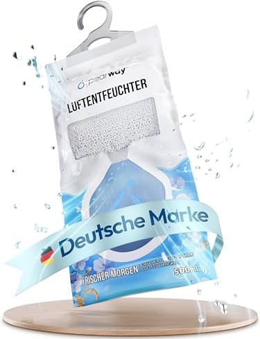 PEARWAY Luftentfeuchter Beutel 5x 250g I Feuchtigkeitsabsorber I Moisture Absorber I Luftentfeuchter Fenster I Luftentfeuchter Schrank I Entfeuchter Beutel I Fenster Entfeuchter I Entfeuchter Schrank