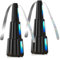 zeroto Ventilateur Anti Mouches, 2 PC Répellante Fan par Extérieur Intérieur Mouches et Ventilateur Rechargeable avec 2 Feuilles de Ventilateur et Crochet Anti-Moustique Éloigne Les Mouches