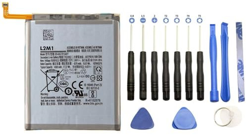 L2M1 Batteria EB-BG781ABY per Samsung Galaxy S20 FE SM-G780 SM-G780F SM-G780F/DS 4500mAh 17.37Wh 3.86V con kit attrezzi cacciaviti smontaggio montaggio