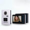 BT Security Portier interphone vidéo Modern 2 Fils - 1 Appartement - 2 écrans Noirs - avec Lecteur de Badge