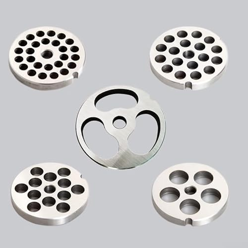 ReachMall Stainless Steel Meat Grinder Plate Accessory, 69mm Size, for Kitchen (3 Holes)