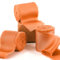 Ligtmor Geschenkband Satinband 3,8cm x 13,5m chiffonband Schleifenband Stoffband Hochzeit Seidenband - Orange