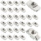 laeeyin 60 Stück Nutensteine M8 Nutensteine Kohlenstoffstahl T-Slot Nutmuttern Hammermutter für Aluminiumprofil Extrusionsschlitz (EU40-M8-19.5X10)