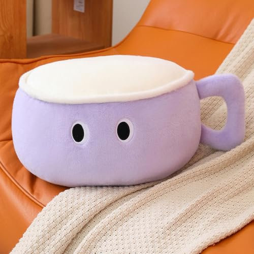 LfrAnk Kreative Tasse Kissen Weiches Plüschtier Wasser Becher Home Sofa Kissen Mädchen Geburtstagsgeschenk 45cm 3