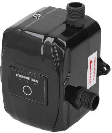 Pequeña Bomba Elevadora de Presión de Agua de 180 W para Ducha Doméstica, Motor de Gran Potencia para Grifos, Inodoros, Duchas, Baños, Cocinas, Sistemas Solares con Doble