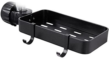 Jabonera de metal montada en la pared, Soporte for esponja, organizador de jabón sobre el grifo for baño, cocina, rejilla de drenaje for grifos colgantes desmontables, for baño, estropajos, bandeja fo