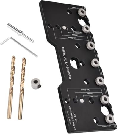 UKCOCO Zubehör für Elektrowerkzeuge für Die Holzbearbeitung Dübel-selbstzentrierungsset für Regalstift-taschenloch