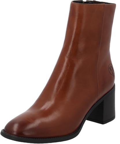 Palado Damen Stiefeletten Lampedusa – elegante Stiefel aus Schafsleder - leicht gefüttere Boots mit Blockabsatz - modische Halbstiefel