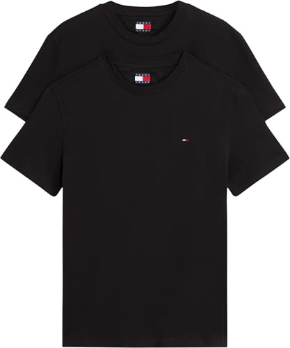 Tommy Jeans Men's 2 Pack Short Sleeve Cotton T-Shirts