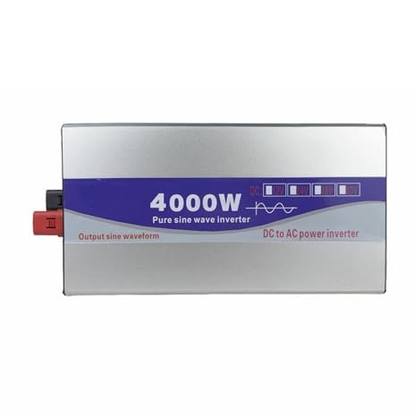 Onduleur Transformateur Onduleur À Onde Sinusoïdale 4000W 12V DC 24V À 220V AC Convertisseur De Puissance Tension 50/60HZ Chargeur USB Onduleur Solaire Convertisseur(24V,220V(60HZ)_A)