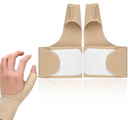 Arthritis Kompressionshandschuhe, Therapie-Arthritis-Kompressionshandschuhe, Fingerloser Handschuh, Therapie Karpaltunnel zur Linderung von Schmerzen, Daumen und Gelenken (Gelb)