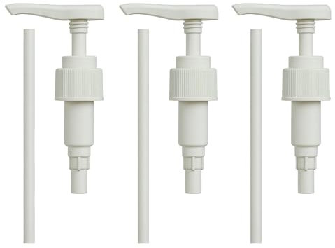 3Pièces Pompe Sirop,Distributeur de Dispenser à Doseuse Concentré,Fruits Jus Laque Poussoir Sucre Syrup,Vanille Caramel Noisette Flacon Bouteille Eau Verre Mousseur Bocaux,pour Monin Flacon-Pompe