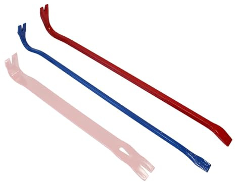 BOOMET Brecheisen 2er Set 600mm blau + 600mm heavy· Robustes Nageleisen aus Stahl für präzises Arbeiten & effizientes Hebeln