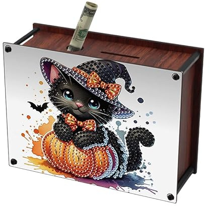 DCIDBEI Diamond Painting Sparschwein 15x13cm Münze Sparbüchse Malen nach Zahlen Erwachsene Spardose Pig Money Coin Bank Adult für Hochzeit Weihnachten Halloween Geburtstag Sparbüchse Baum des Lebens