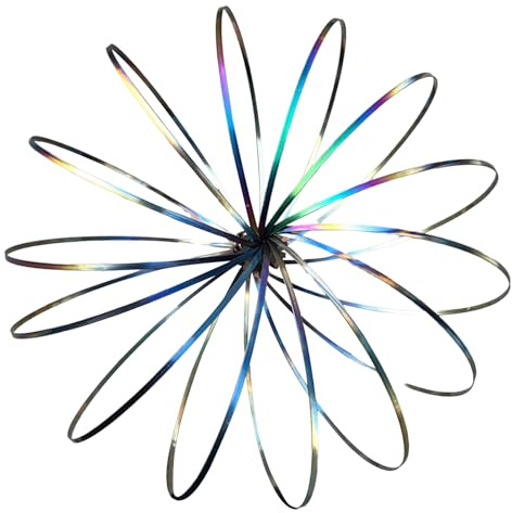 Flow Ring-Spielzeug – Pädagogisches Magisches Armband, Multisensorischer Interaktiver 3D-Federring, Wissenschaftliches Spielzeug, Pädagogisches Gadget, Geschicklichkeit, Unterhaltsames Lernen