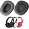 Cuscinetti di ricambio per auricolari in pelle, compatibili con Skullcandy Crushers 2.0 Granny Floral (nero) (Crushers 2.0)