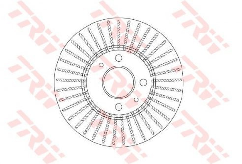 TRW DF6693 Brake Disc Rotors
