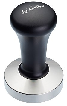 KitchenCraft Le'Xpress Stainless Steel 58 mm Coffee Tamper - Black/Silver