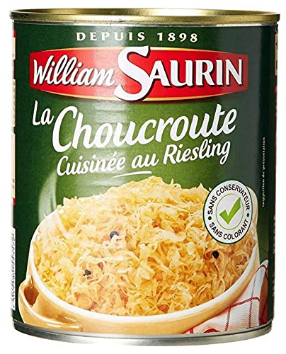 William Saurin Choucroute Au Riesling 810g (lot de 6)