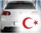 alternatif - Autoaufkleber Ay Yildiz Bayrak Osmanli Türkiye Istanbul Tugra Türkei AY YILDIZ (Rot)