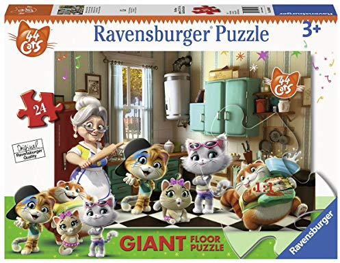 Ravensburger 44 Katzen B Puzzle, Boden, 24 Teile, 03004