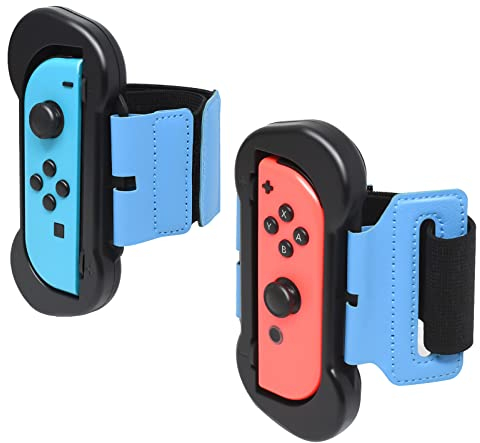 FYOUNG Armband kompatibel mit Just Dance 2025 2024 2023 2022 2021 2020 Switch & OLED Model Version, Bänder Elastisches Armband verstellbar geeignet für Erwachsene und Kinder – 2 Stück
