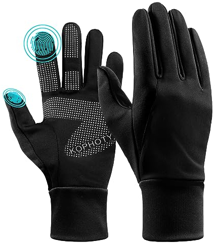 Touchscreen-Winterhandschuhe für Damen und Herren, warm, wasserabweisend, winddicht, Thermohandschuhe zum Fahren, Laufen, Radfahren, Telefonieren, SMS, Outdoor-Wandern bei kaltem Wetter, Strumpffüller