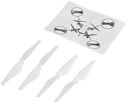 2 Paar RC Drone Blade Propeller, Carbon-Schnellverschlusspropeller Zubeh?r Kompatibel mit Drone(Wei?) Aircraft model fittings