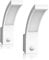 SEBSON LED Aussenleuchte mit Bewegungsmelder 2er Pack, Wandleuchte weiß, 15W, 1000lm, kaltweiß 5800K, IP65, Außenwandleuchte Sensor 9m / 140°