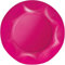 Zeus Party Piatti Grandi Carta Plastificata Tinta Unita con Bordi Ondulati 28cmm (Fucsia)