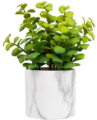 Northlight 10 Green Artificial Privet Plant in Faux Wood Pot