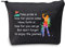 Trousse de maquillage pour golfeur, cadeau pour joueur de golf, cadeau d'équipe de golf, cadeau inspirant pour femme, sac de voyage, trousse de toilette de golf, Noir
