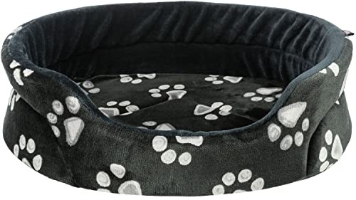 Jimmy Bed, Oval, 45 × 35 cm, Black