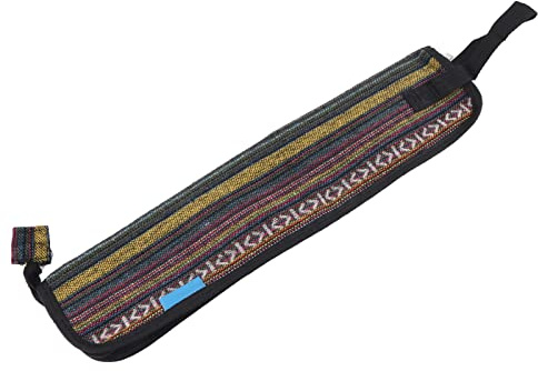 Joyzan Drumstick Bag, Drum Case Trommel Stock Tasche Tragbarer Volksstil Drumsticks Hängende Schlägel Tragetasche Trommelstocktasche Stick Aufbewahrungstasche Tragbare Handtasche Tuch Pocket Holder