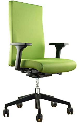 TREND OFFICE to-Strike Comfort pro sk 9248 Color, Stiftung Warentest Testsieger, ergonomischer Bürostuhl, modernes Design, Homeoffice, umweltzertifiziert, by Dauphin (Grün)