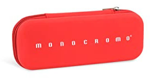 Pigna, Astuccio ovale MONOCROMO, semi - rigido, Rosso, Confezionato singolarmente