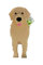 Bamboo's Grocery LoKii Golden Retriever Hund Pflanzgefäß, niedlicher Hund Blumentopf, Tierform Pflanzenbehälter, für Innen- und Gartendekoration Pflanzen