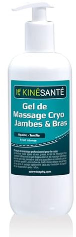 KINÉSANTÉ - Gel de massage Cryo Jambes & Bras (500 ml)