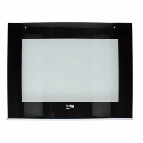 LUTH Premium Profi Parts Außenfenster für Türe kompatibel mit Beko 210442325 595x460mm in Backofen Herd