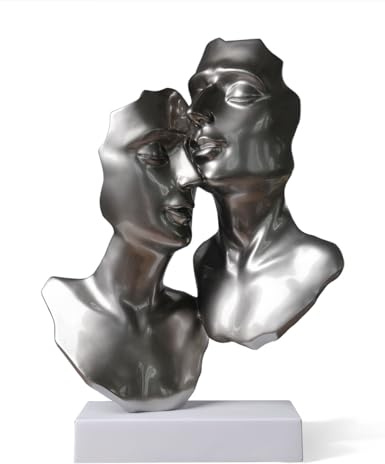 NENBOLEC Moderna Scultura Soprammobili Astratto Decorazione Figurina Amore Regalo Statuetta Amante Statua Casa Ornamento Resina Arte 43cm