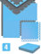eyepower 2cm Extra-Dick: 1m² 4 Große EVA 50x50 Trainingsmatte - Bodenschutzmatte Turnmatte Fitness Sport Matte Fitnessraum Puzzlematte Fitnessmatte Sportmatte Bodenmatte mit kleinen optischen Mängeln