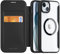 DUX DUCIS Magnetisch Hülle für iPhone 15 Plus, [Kompatibel mit MagSafe] Premium Flip Leder Klar Stoßfest Schutzhülle Handyhülle mit RFID Blocker für Apple iPhone 15 Plus Klapphülle (Schwarz)