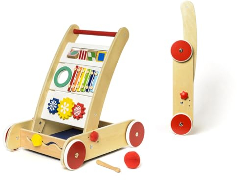 Oxybul | Chariot de Marche Pliable avec Freins | 12 Mois - 3 Ans